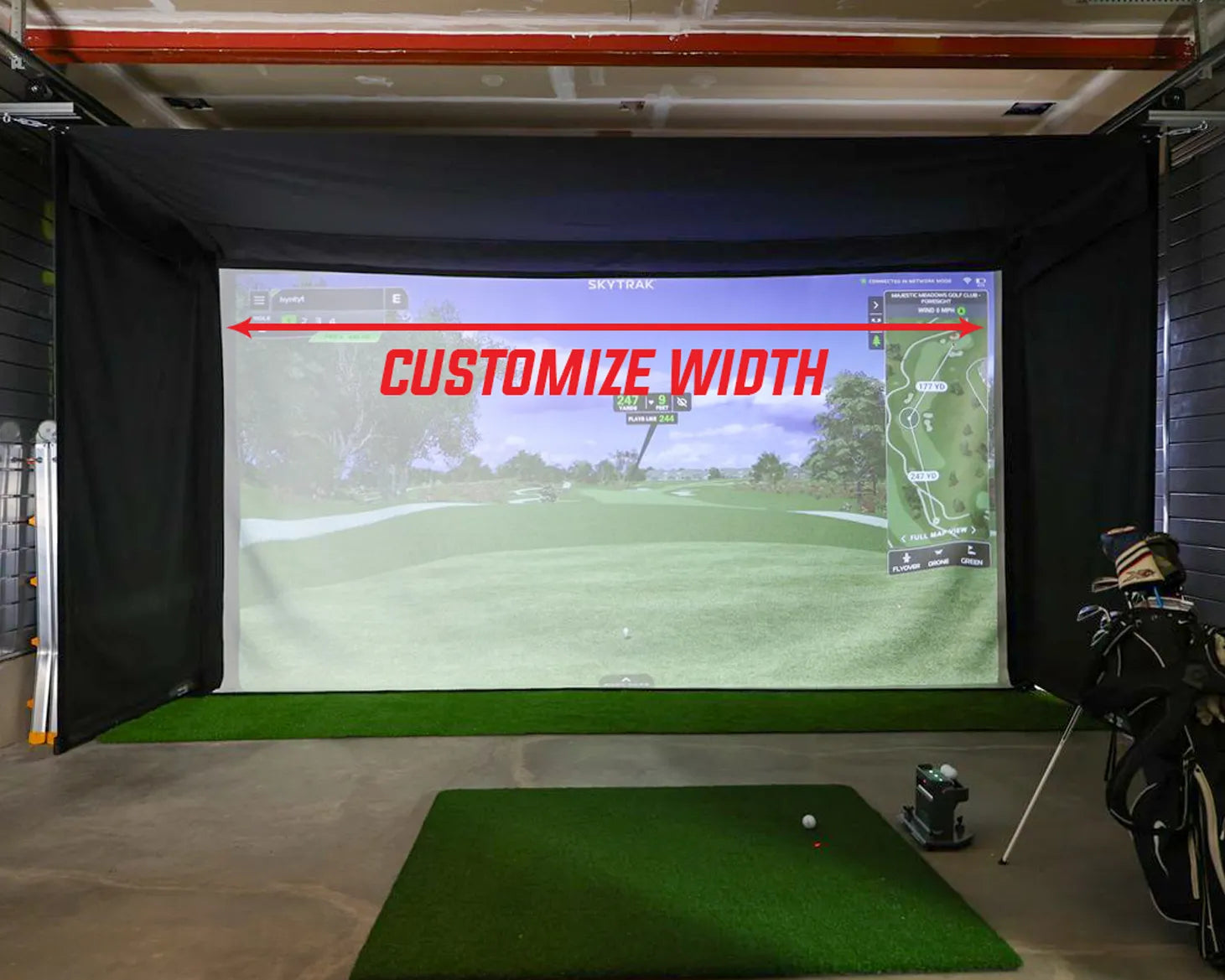 Vanish Retractable Golf Enclosure