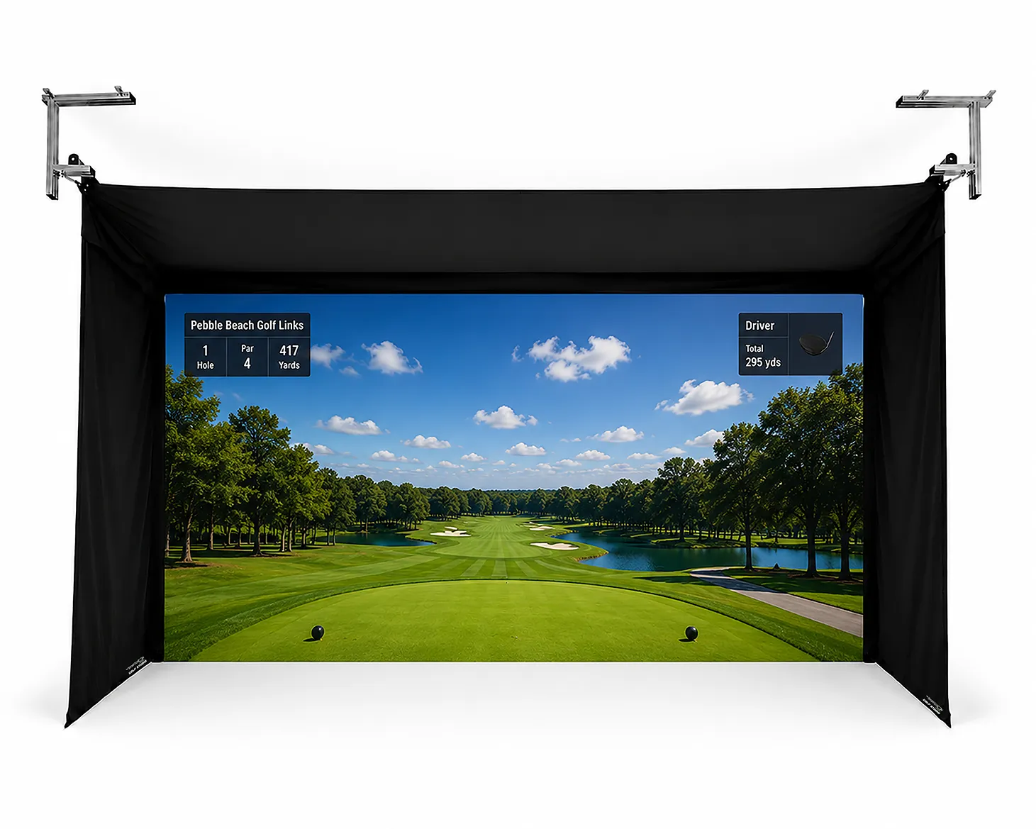 Vanish Retractable Golf Enclosure