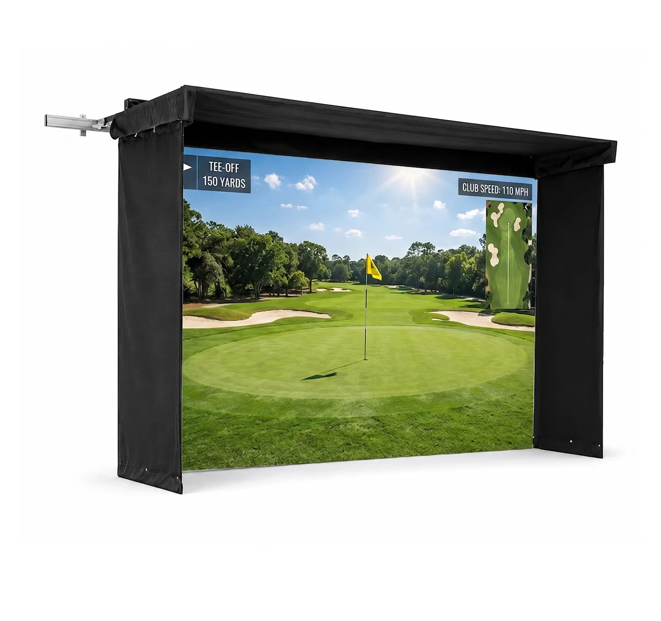 Vanish Lite Hybrid Retractable Golf Enclosure