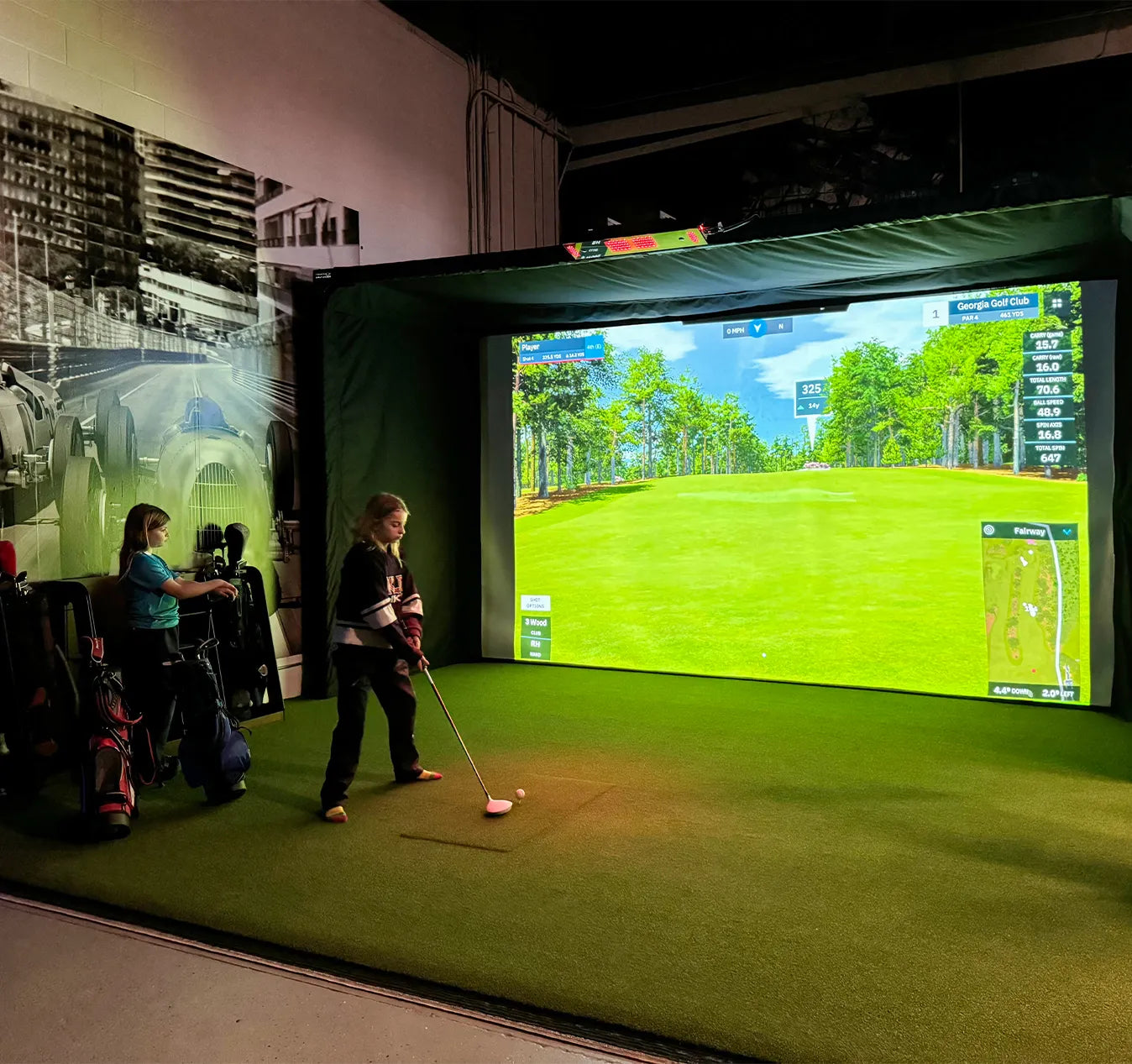 Parlour Series Freestanding Golf Enclosure